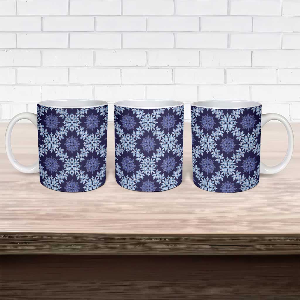 Palaka Hawaiian Quilt Seamless Pattern Ceramic Mug LT9 - Polynesian Pride
