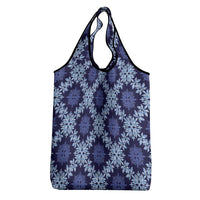 Palaka Hawaiian Quilt Seamless Pattern Grocery Bag - Polynesian Pride