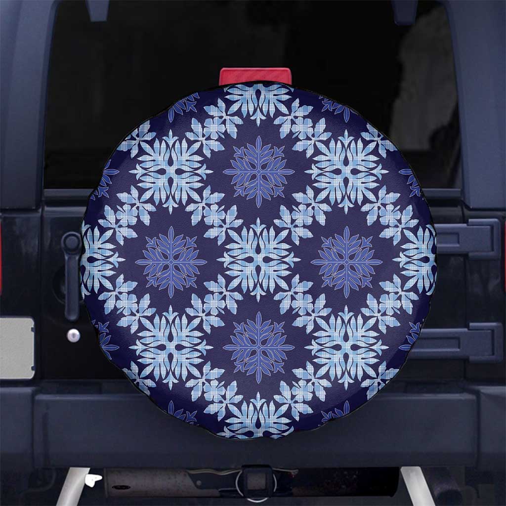 Palaka Hawaiian Quilt Seamless Pattern Spare Tire Cover - Polynesian Pride