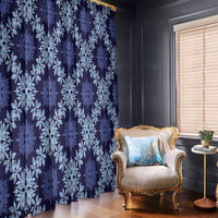 Palaka Hawaiian Quilt Seamless Pattern Window Curtain LT9 - Polynesian Pride
