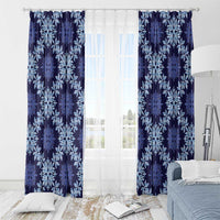 Palaka Hawaiian Quilt Seamless Pattern Window Curtain LT9 - Polynesian Pride