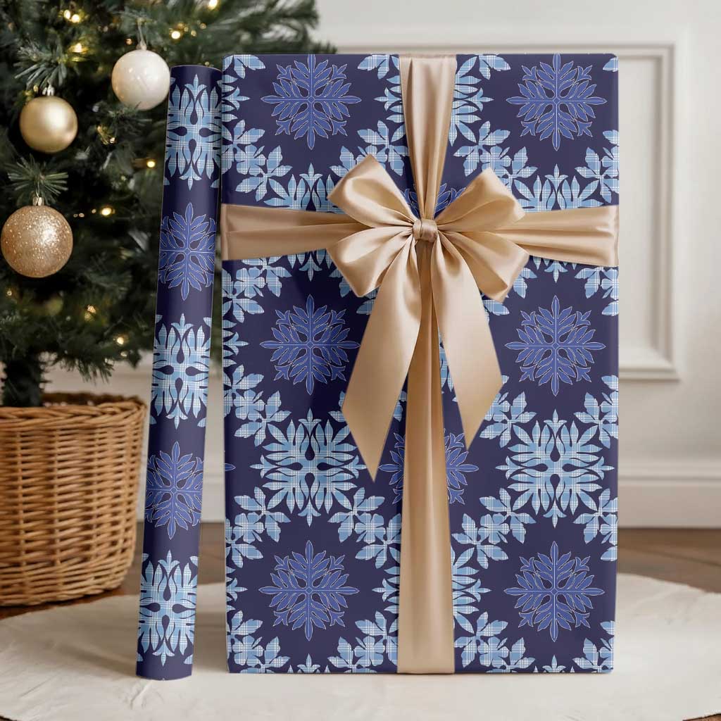 Palaka Hawaiian Quilt Seamless Pattern Wrapping Paper - Polynesian Pride