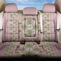 Squares Maile Leaf Back Car Seat Cover Pink Palaka Hawaiian Quilt Pattern LT9 One Size Pink - Polynesian Pride