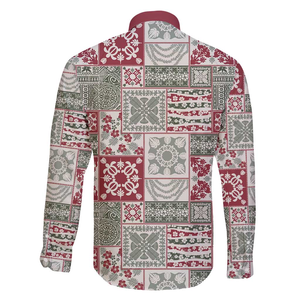 Mele Kalikimaka Hawaii Christmas Family Matching Tank Maxi Dress and Hawaiian Shirt Aloha Spirit with Hawaiian Quilt Pattern - Polynesian Pride