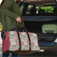 Mele Kalikimaka Hawaii Christmas Travel Bag Aloha Spirit with Hawaiian Quilt Pattern - Polynesian Pride