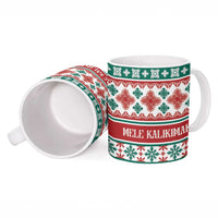 Mele Kalikimaka Hawaii Christmas Ceramic Mug Hawaiian Quilt Pattern Style LT9 - Polynesian Pride