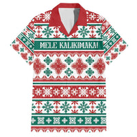 Mele Kalikimaka Hawaii Christmas Family Matching Off Shoulder Short Dress and Hawaiian Shirt Hawaiian Quilt Pattern Style - Polynesian Pride
