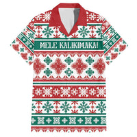 Mele Kalikimaka Hawaii Christmas Family Matching Short Sleeve Bodycon Dress and Hawaiian Shirt Hawaiian Quilt Pattern Style - Polynesian Pride