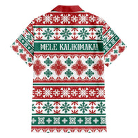 Mele Kalikimaka Hawaii Christmas Family Matching Summer Maxi Dress and Hawaiian Shirt Hawaiian Quilt Pattern Style - Polynesian Pride