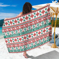 Mele Kalikimaka Hawaii Christmas Sarong Hawaiian Quilt Pattern Style - Polynesian Pride