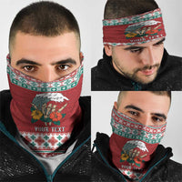 Shaka Sign Skull Mele Kalikimaka Personalized Neck Gaiter Hawaiian Quilt Pattern LT9 - Polynesian Pride