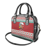 Shaka Sign Skull Mele Kalikimaka Personalized Shoulder Handbag Hawaiian Quilt Pattern LT9 - Polynesian Pride