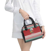 Shaka Sign Skull Mele Kalikimaka Personalized Shoulder Handbag Hawaiian Quilt Pattern LT9 - Polynesian Pride