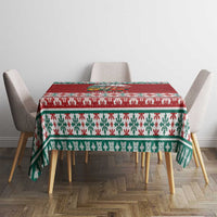 Shaka Sign Skull Mele Kalikimaka Personalized Tablecloth Hawaiian Quilt Pattern LT9 - Polynesian Pride