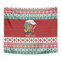 Shaka Sign Skull Mele Kalikimaka Personalized Tapestry Hawaiian Quilt Pattern LT9 - Polynesian Pride