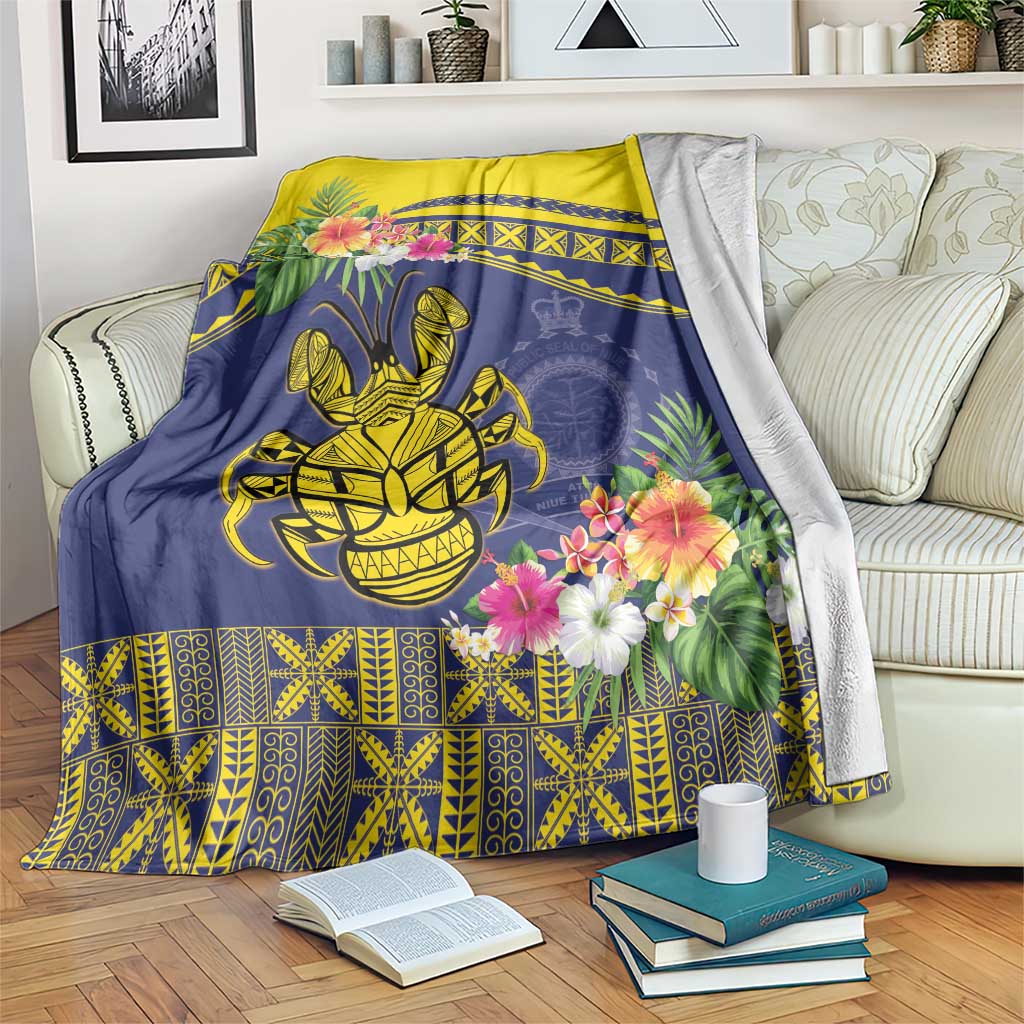 Niue Coconut Crab Blanket Rock of Polynesia LT9 Gold - Polynesian Pride