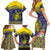 Niue Coconut Crab Family Matching Short Sleeve Bodycon Dress and Hawaiian Shirt Rock of Polynesia