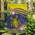 Niue Coconut Crab Garden Flag Rock of Polynesia