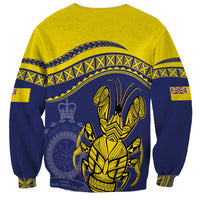 Niue Coconut Crab Sweatshirt Rock of Polynesia LT9 - Polynesian Pride