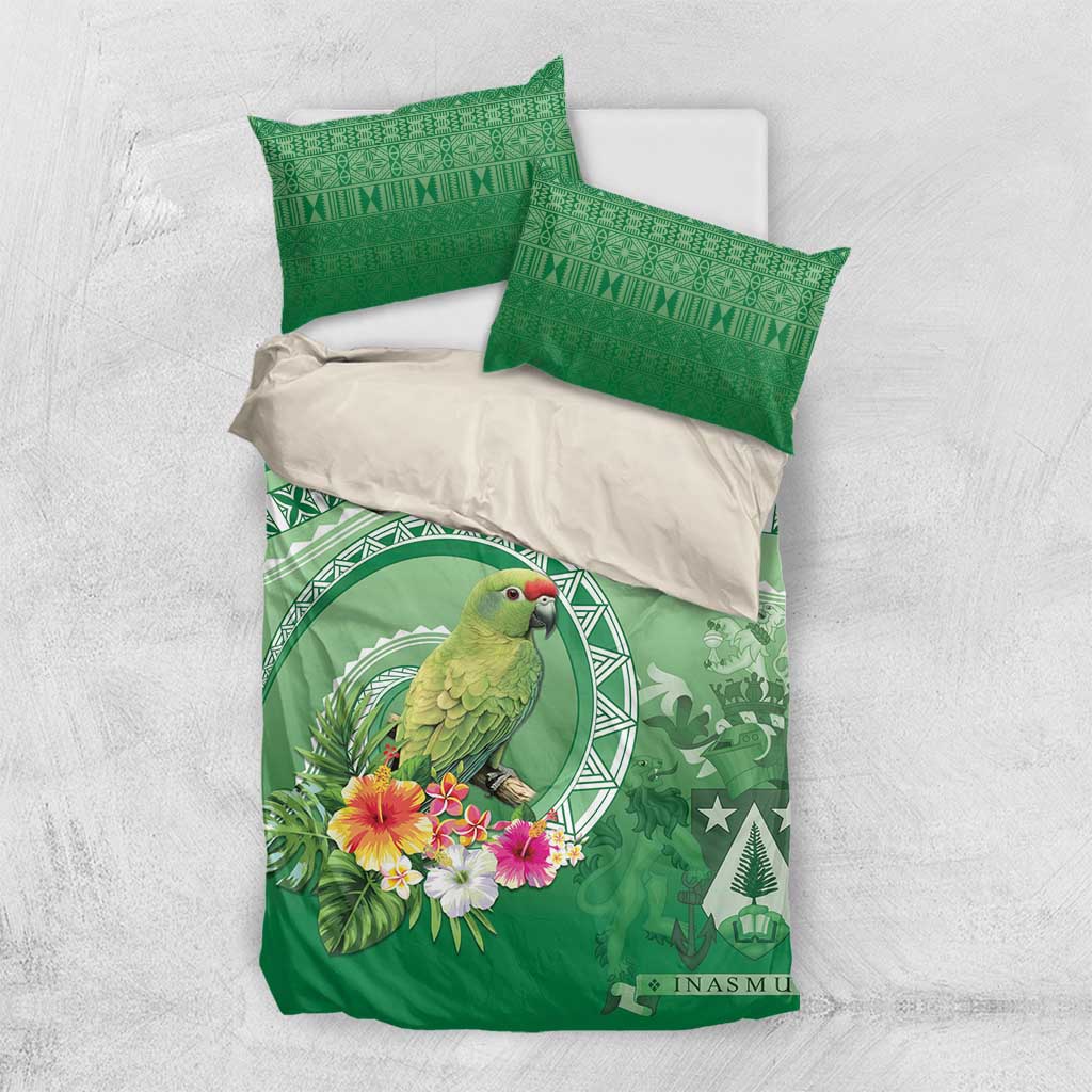 Norfolk Parakeet Tropical Bedding Set Norfolk Island Tribal Pattern