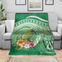 Norfolk Parakeet Tropical Blanket Norfolk Island Tribal Pattern LT9 - Polynesian Pride
