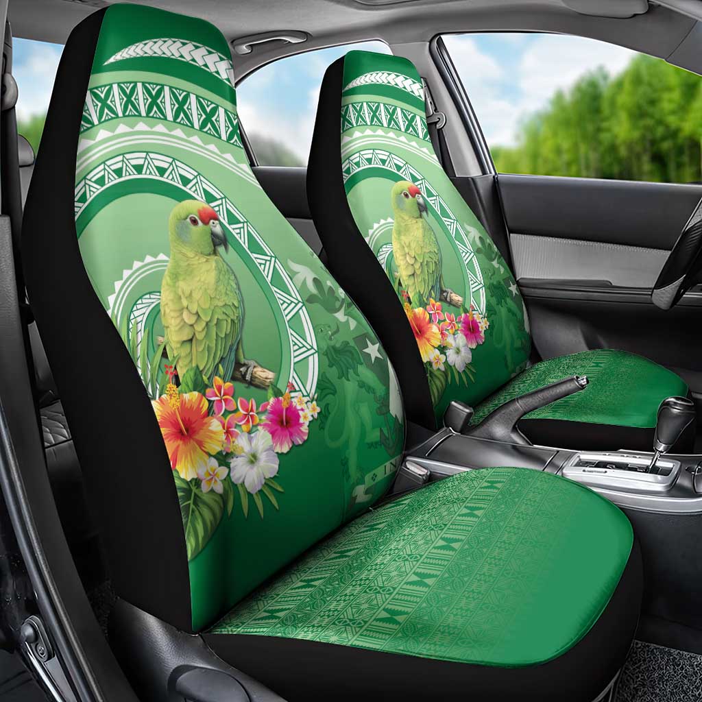 Norfolk Parakeet Tropical Car Seat Cover Norfolk Island Tribal Pattern LT9 - Polynesian Pride
