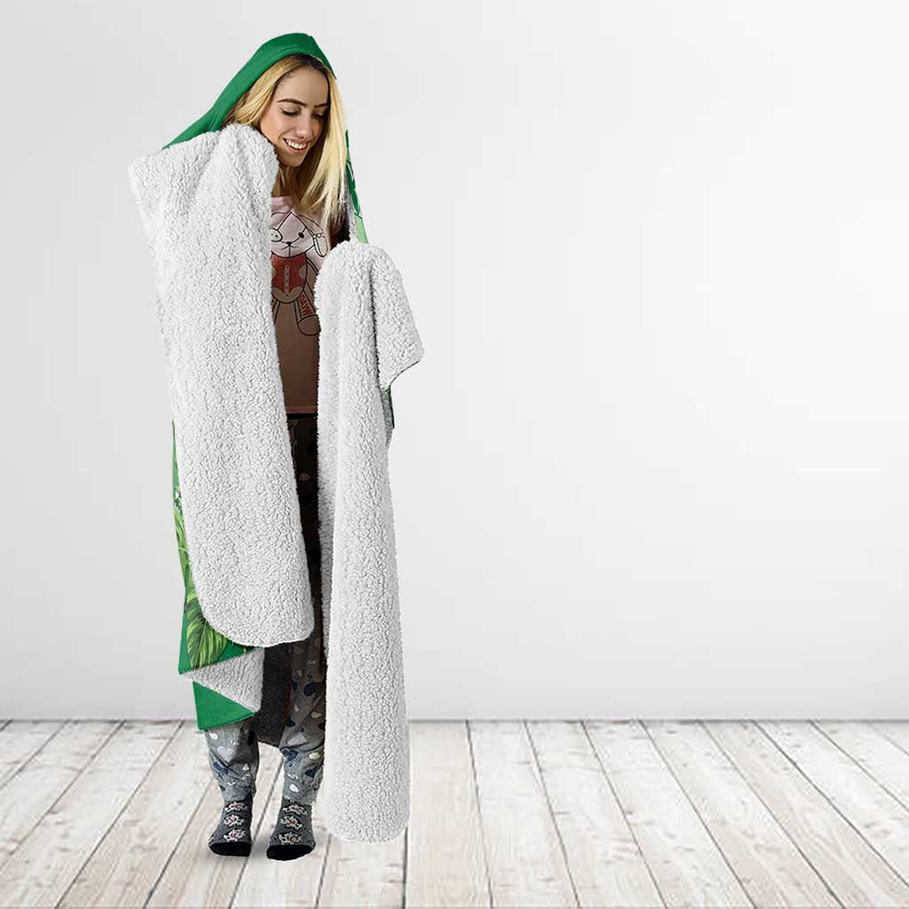 Norfolk Parakeet Tropical Hooded Blanket Norfolk Island Tribal Pattern LT9 - Polynesian Pride
