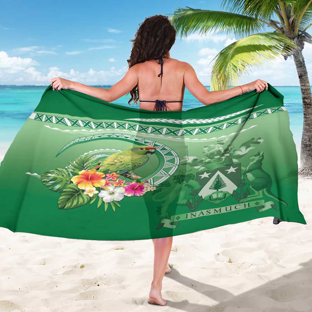 Norfolk Parakeet Tropical Sarong Norfolk Island Tribal Pattern LT9 - Polynesian Pride