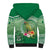 Norfolk Parakeet Tropical Sherpa Hoodie Norfolk Island Tribal Pattern