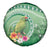 Norfolk Parakeet Tropical Spare Tire Cover Norfolk Island Tribal Pattern