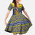 Monuina e Kilisimasi Niue Christmas Family Matching Short Sleeve Bodycon Dress and Hawaiian Shirt Niuean Tribal Pattern