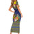 Monuina e Kilisimasi Niue Christmas Family Matching Short Sleeve Bodycon Dress and Hawaiian Shirt Niuean Tribal Pattern