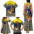 Monuina e Kilisimasi Niue Christmas Family Matching Tank Maxi Dress and Hawaiian Shirt Niuean Tribal Pattern