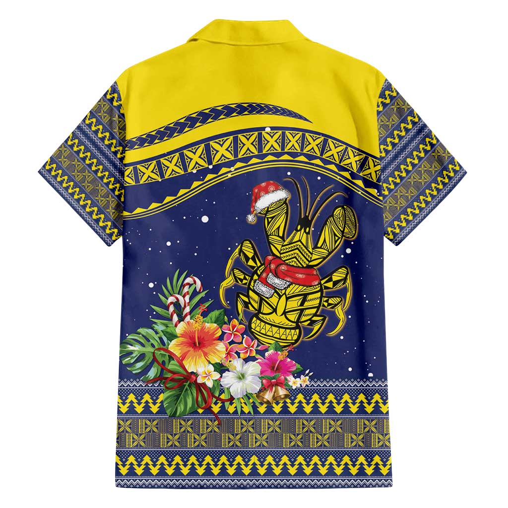 Monuina e Kilisimasi Niue Christmas Family Matching Tank Maxi Dress and Hawaiian Shirt Niuean Tribal Pattern LT9 - Polynesian Pride