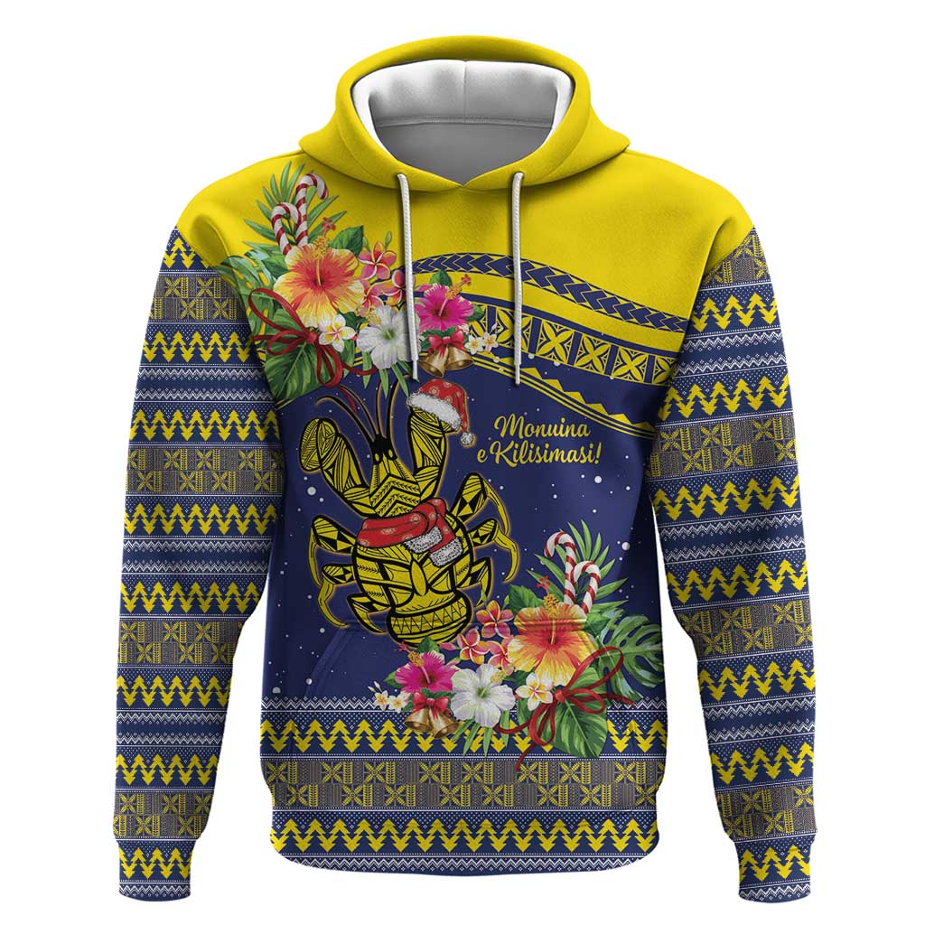 Monuina e Kilisimasi Niue Christmas Hoodie Niuean Tribal Pattern