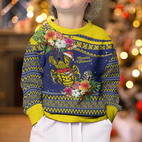 Monuina e Kilisimasi Niue Christmas Kid Ugly Christmas Sweater Niuean Tribal Pattern LT9 - Polynesian Pride
