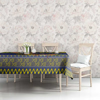 Monuina e Kilisimasi Niue Christmas Tablecloth Niuean Tribal Pattern