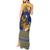 Monuina e Kilisimasi Niue Christmas Tank Maxi Dress Niuean Tribal Pattern