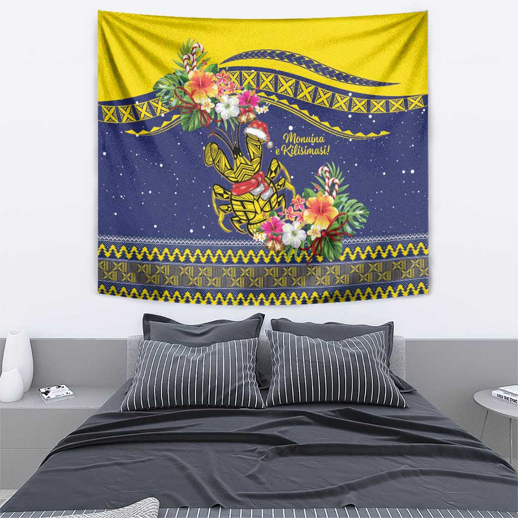 Monuina e Kilisimasi Niue Christmas Tapestry Niuean Tribal Pattern