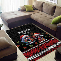 Aotearoa Six Seven Personalized Area Rug New Zealand Funny Christmas - Polynesian Pride