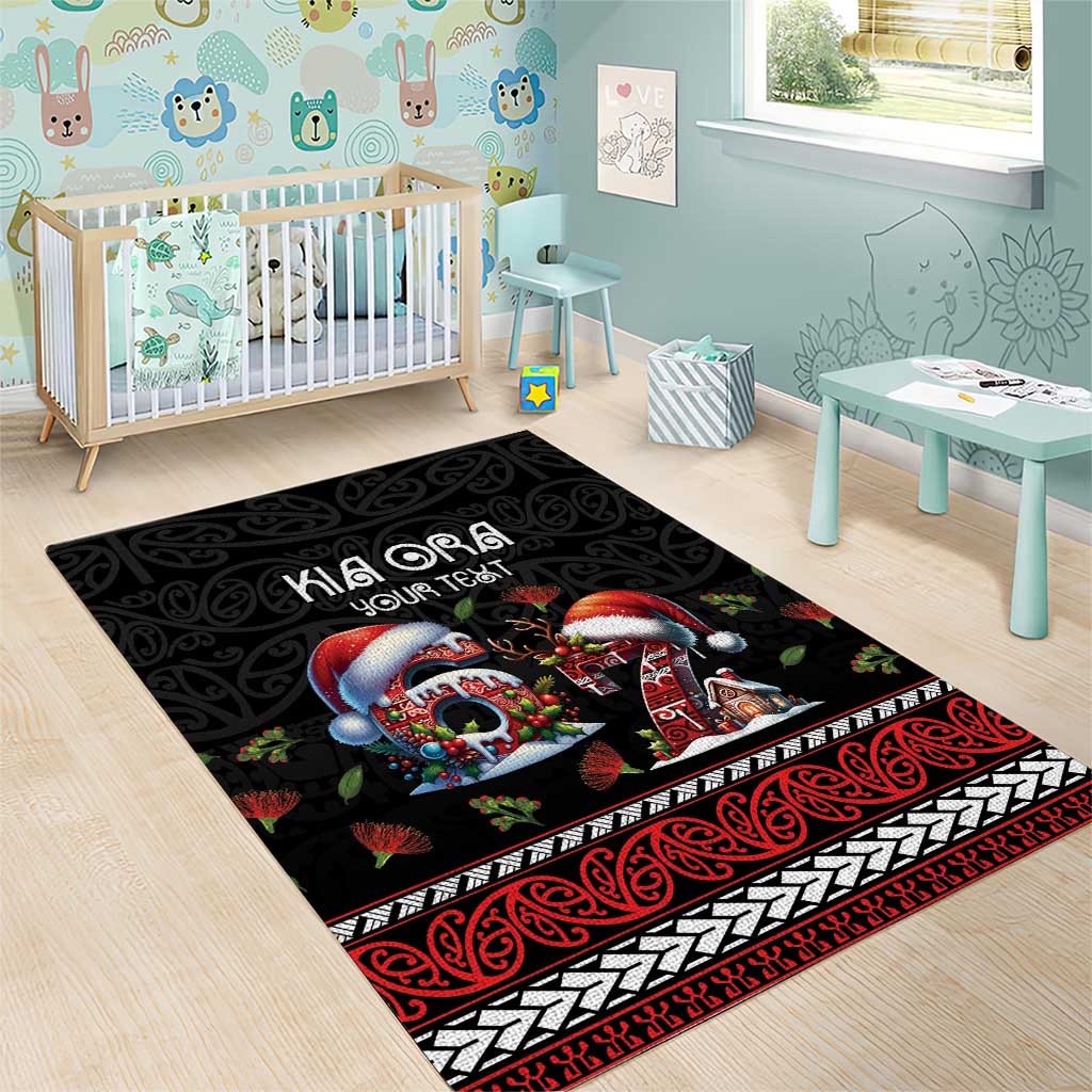 Aotearoa Six Seven Personalized Area Rug New Zealand Funny Christmas - Polynesian Pride