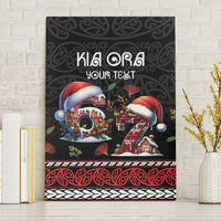 Aotearoa Six Seven Personalized Canvas Wall Art New Zealand Funny Christmas - Polynesian Pride