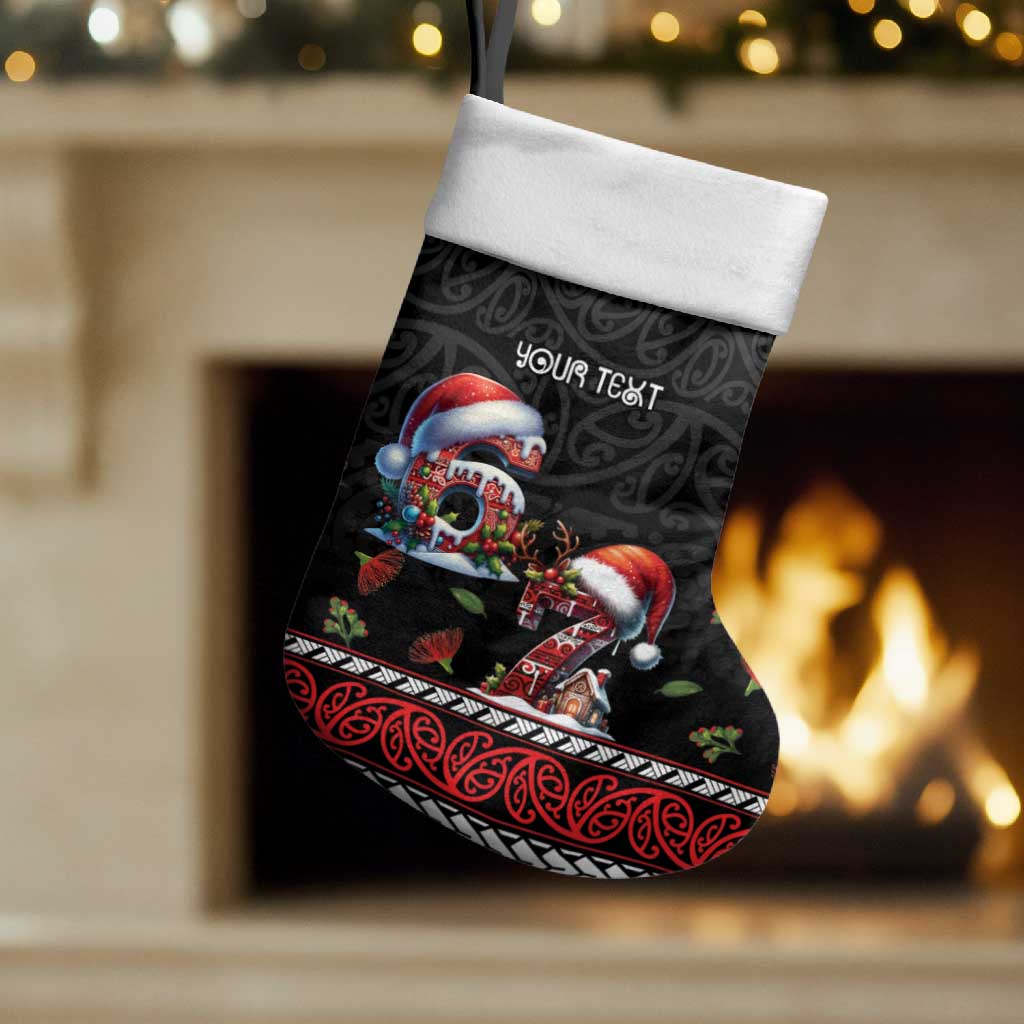 Aotearoa Six Seven Personalized Christmas Stocking New Zealand Funny Christmas - Polynesian Pride