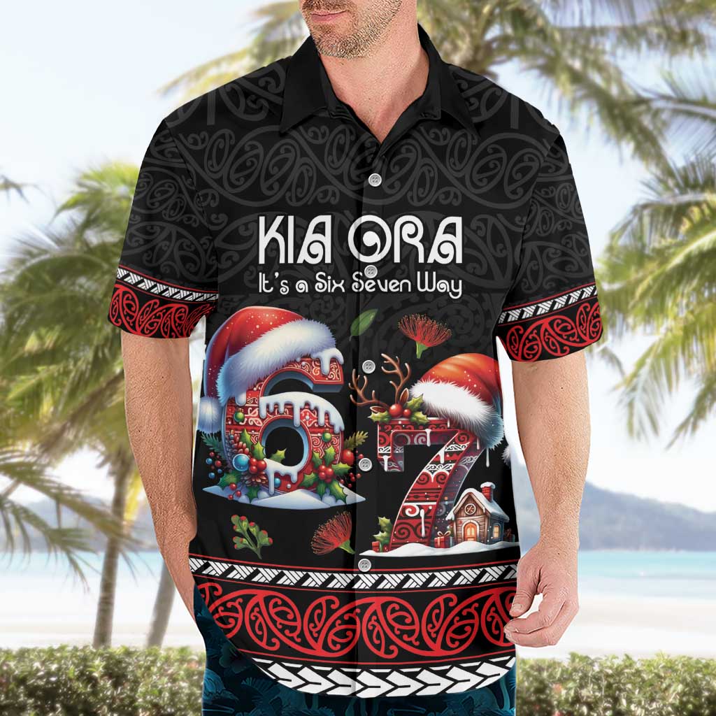 Aotearoa Six Seven Personalized Hawaiian Shirt New Zealand Funny Christmas - Polynesian Pride