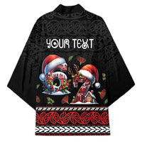 Aotearoa Six Seven Personalized Kimono New Zealand Funny Christmas - Polynesian Pride