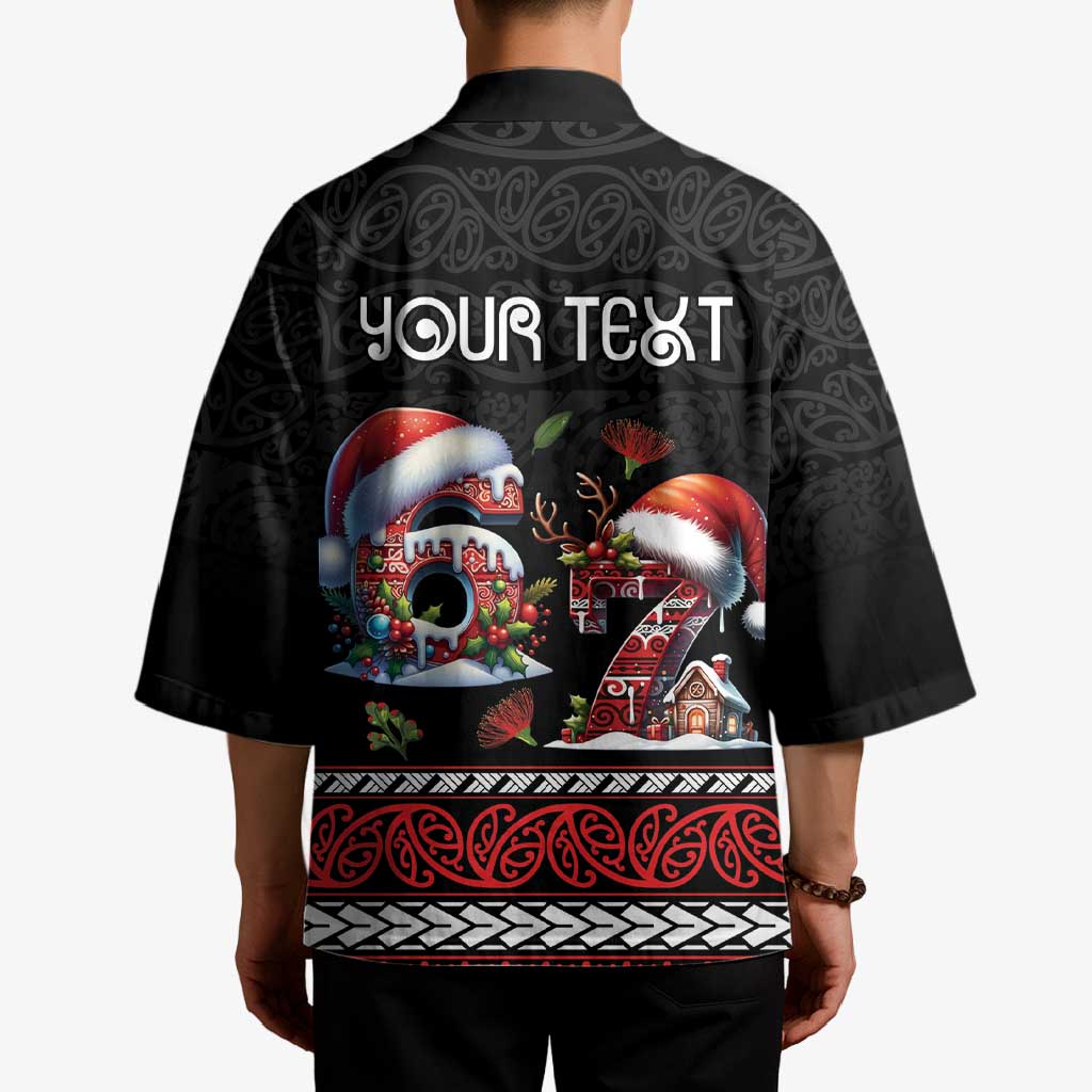 Aotearoa Six Seven Personalized Kimono New Zealand Funny Christmas - Polynesian Pride