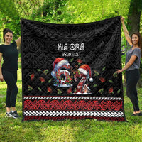 Aotearoa Six Seven Personalized Quilt New Zealand Funny Christmas - Polynesian Pride