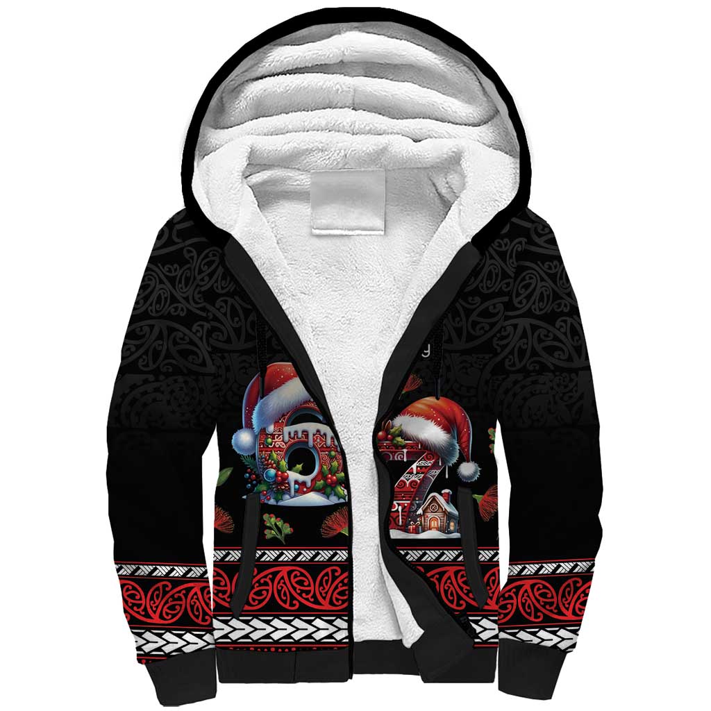 Aotearoa Six Seven Personalized Sherpa Hoodie New Zealand Funny Christmas - Polynesian Pride