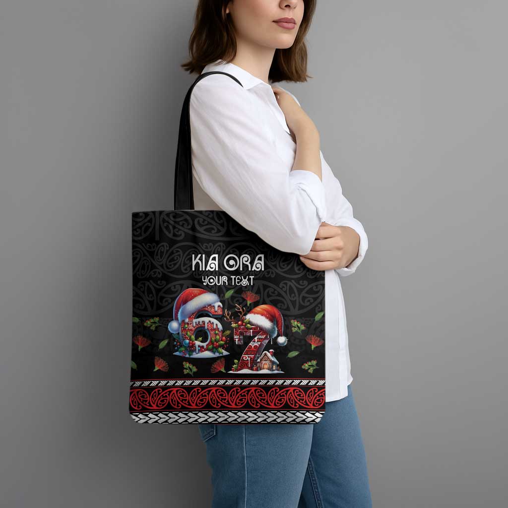 Aotearoa Six Seven Personalized Tote Bag New Zealand Funny Christmas - Polynesian Pride