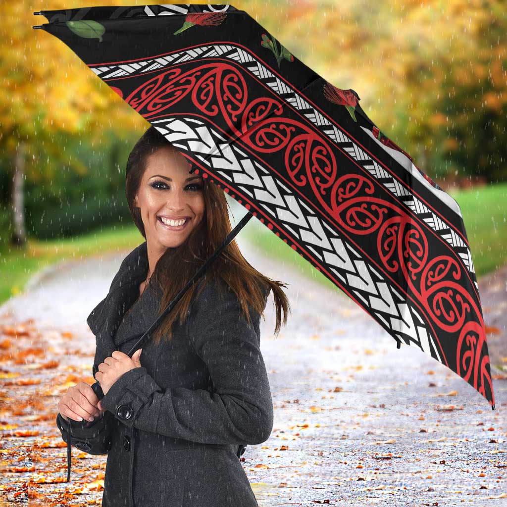 Aotearoa Six Seven Personalized Umbrella New Zealand Funny Christmas - Polynesian Pride